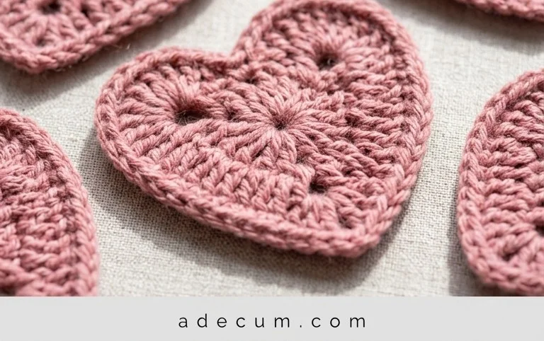 Easy Crochet Hearts